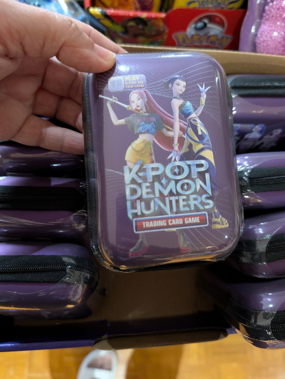 K-Pop Demon Hunters Trading Card Game Portable Case - Purple